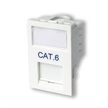 Titan 6C Floor Box Module CAT6 25X38MM SX602/WH