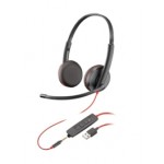 POLY Blackwire C3225 - 3200 Series - Headset - On-Ear - Wired - USB, 3.5 Mm Jack - Noise Isolating 209747-201